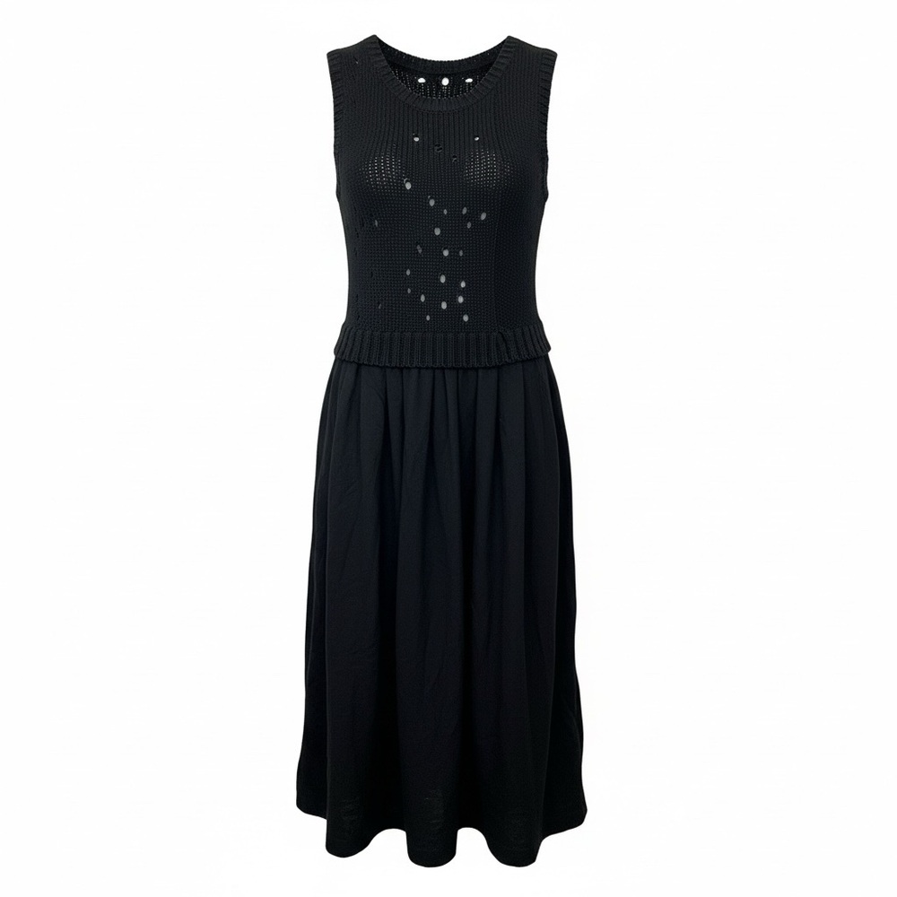 Y's by Yohji Yamamoto black sleeveless Dress